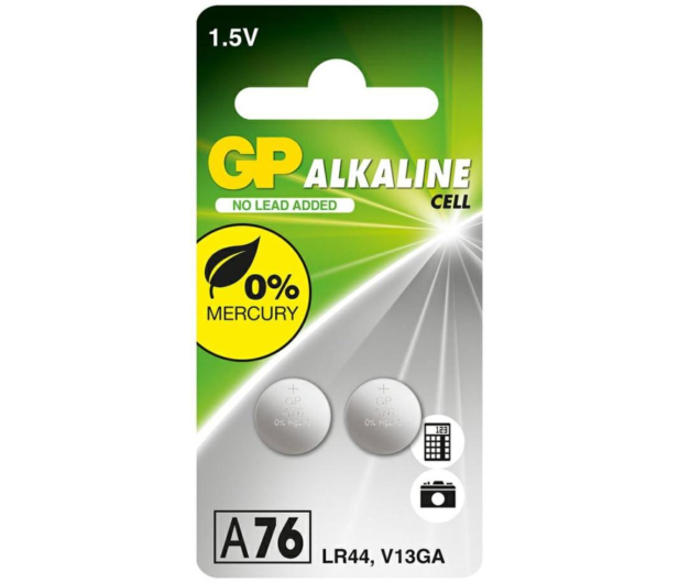 GP guzikowe AG13/LR44; 1,5V (2 sztuki) - 1283080 - zdjęcie